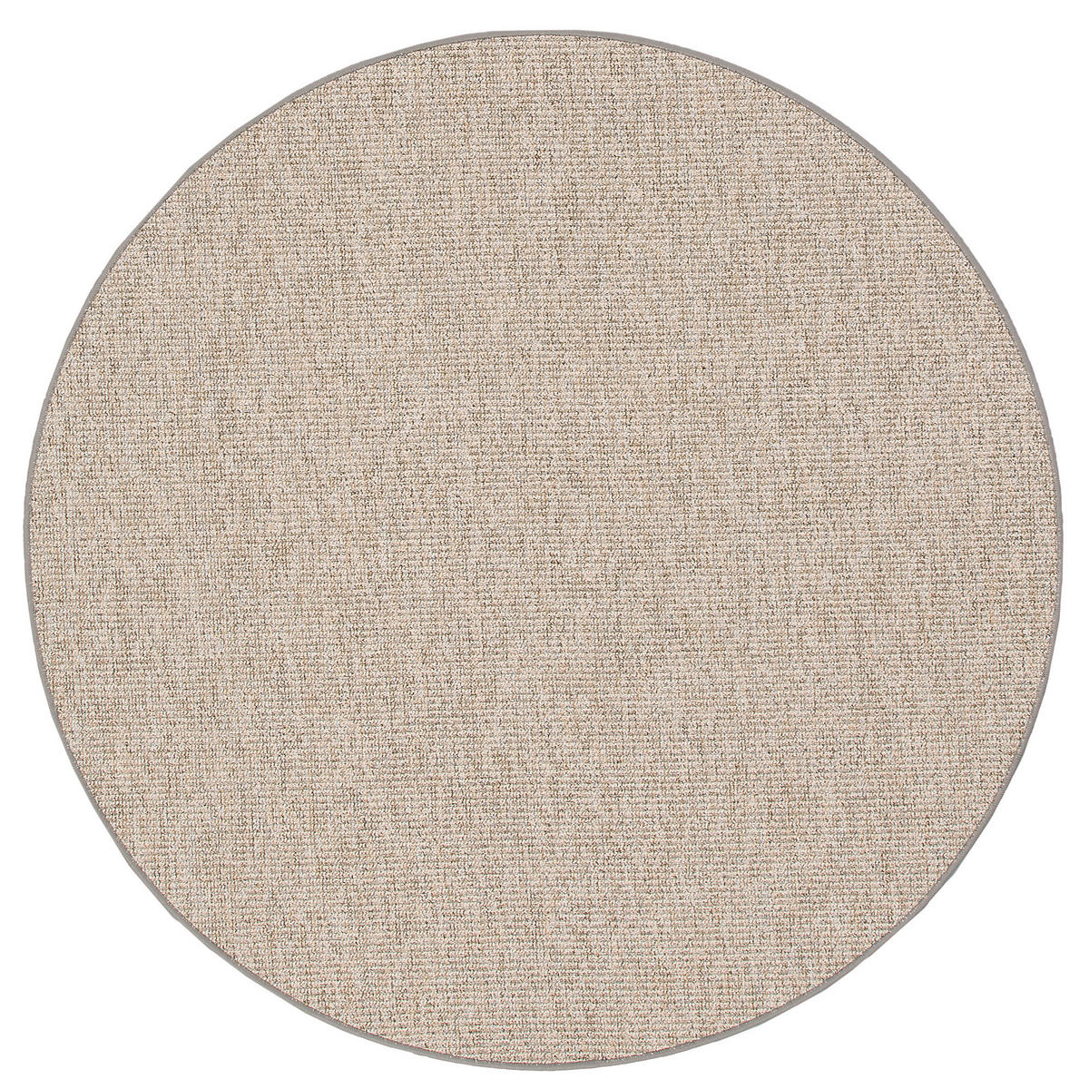 SCHLINGENTEPPICH PRIMO RUND - Grau, Textil (133/133cm) - Snapstyle
