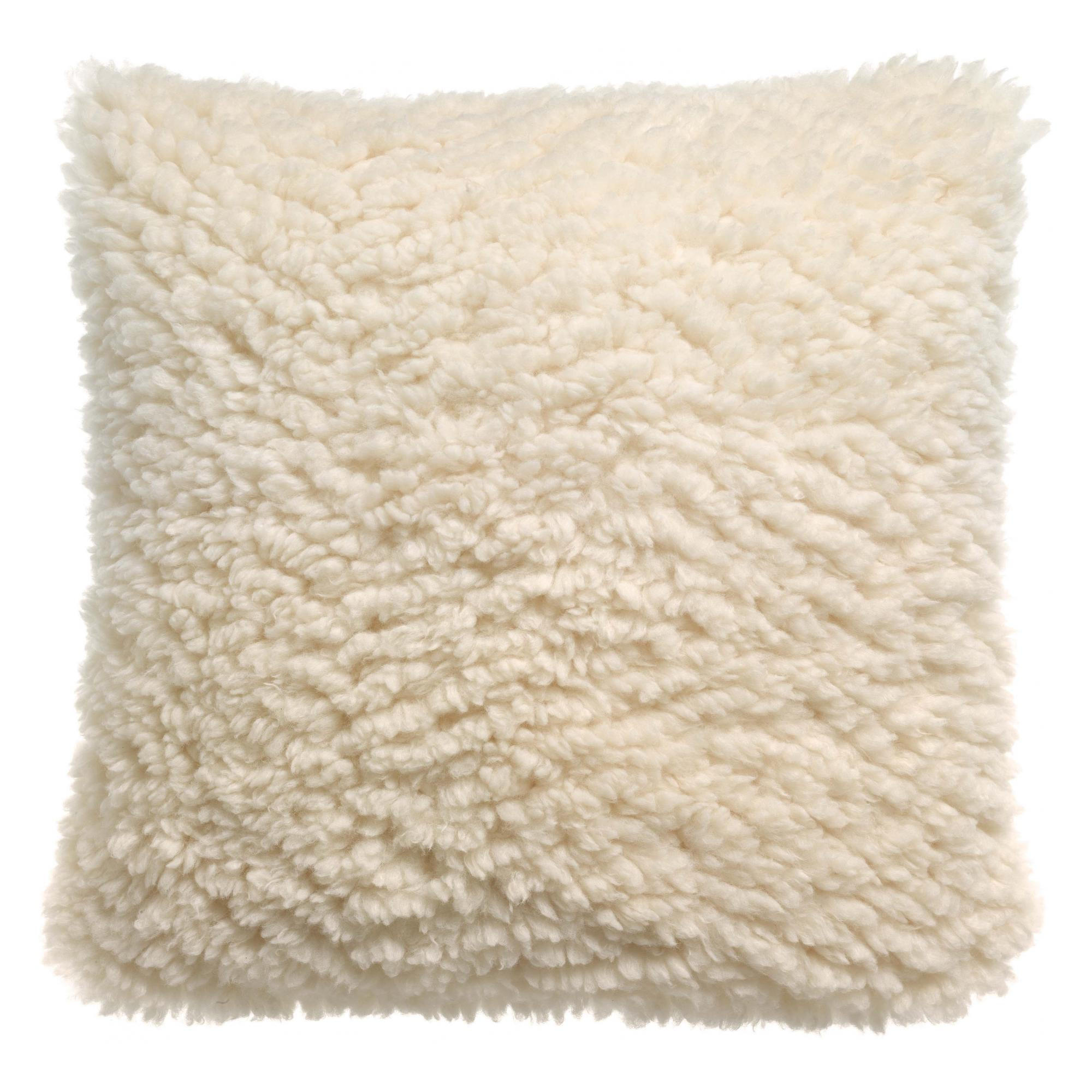 KISSEN Noam schneeweiß 45 x 45 cm - Weiß, Textil (45/45cm) - Vivaraise