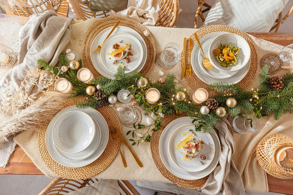 TAFELSERVICE Korfu - 16 teilig - Creme, Stein (27/6.5/27cm) - Sänger