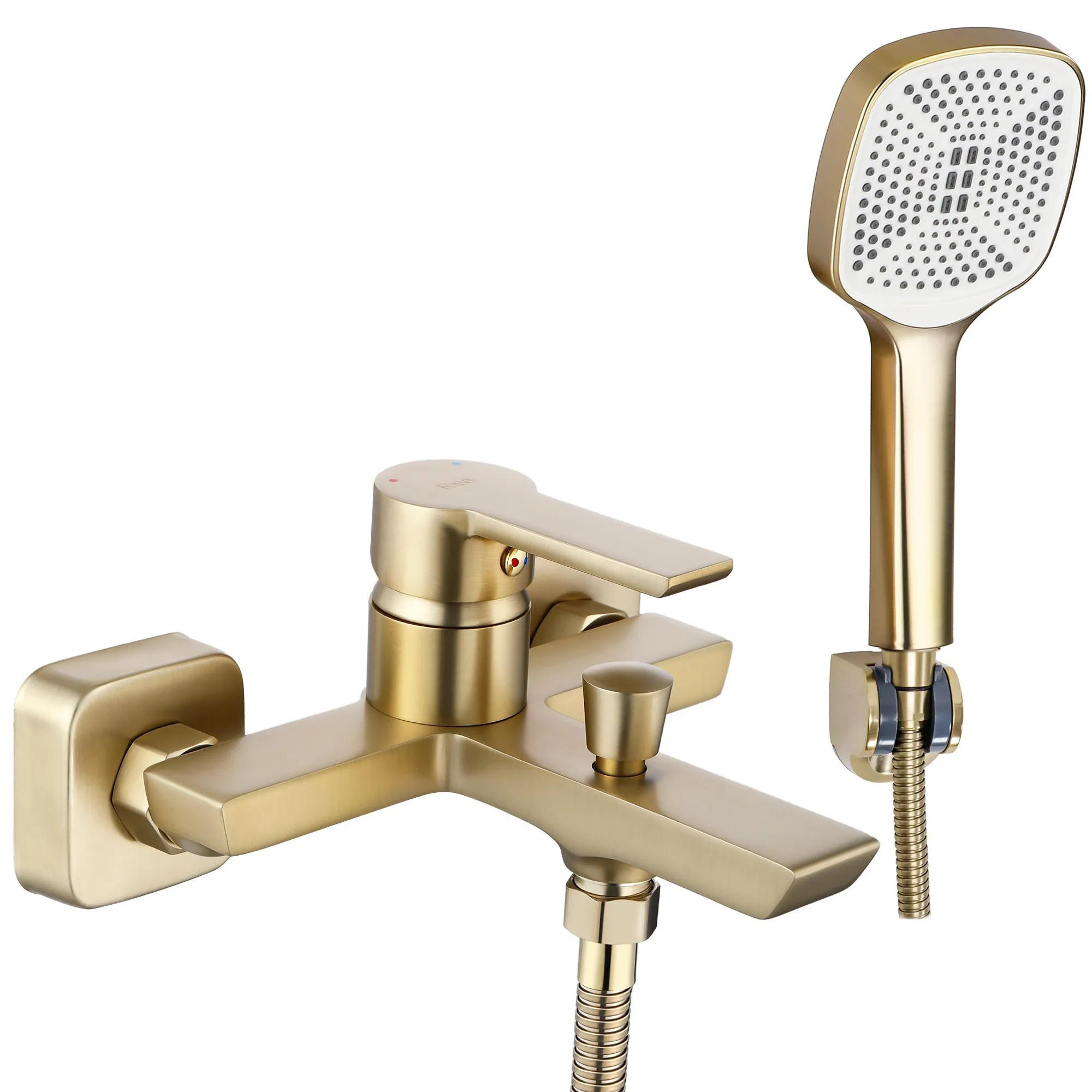 WANNENARMATUR Rea Argus Gold Brush - Goldfarben, Metall (21/10/18cm) - REA