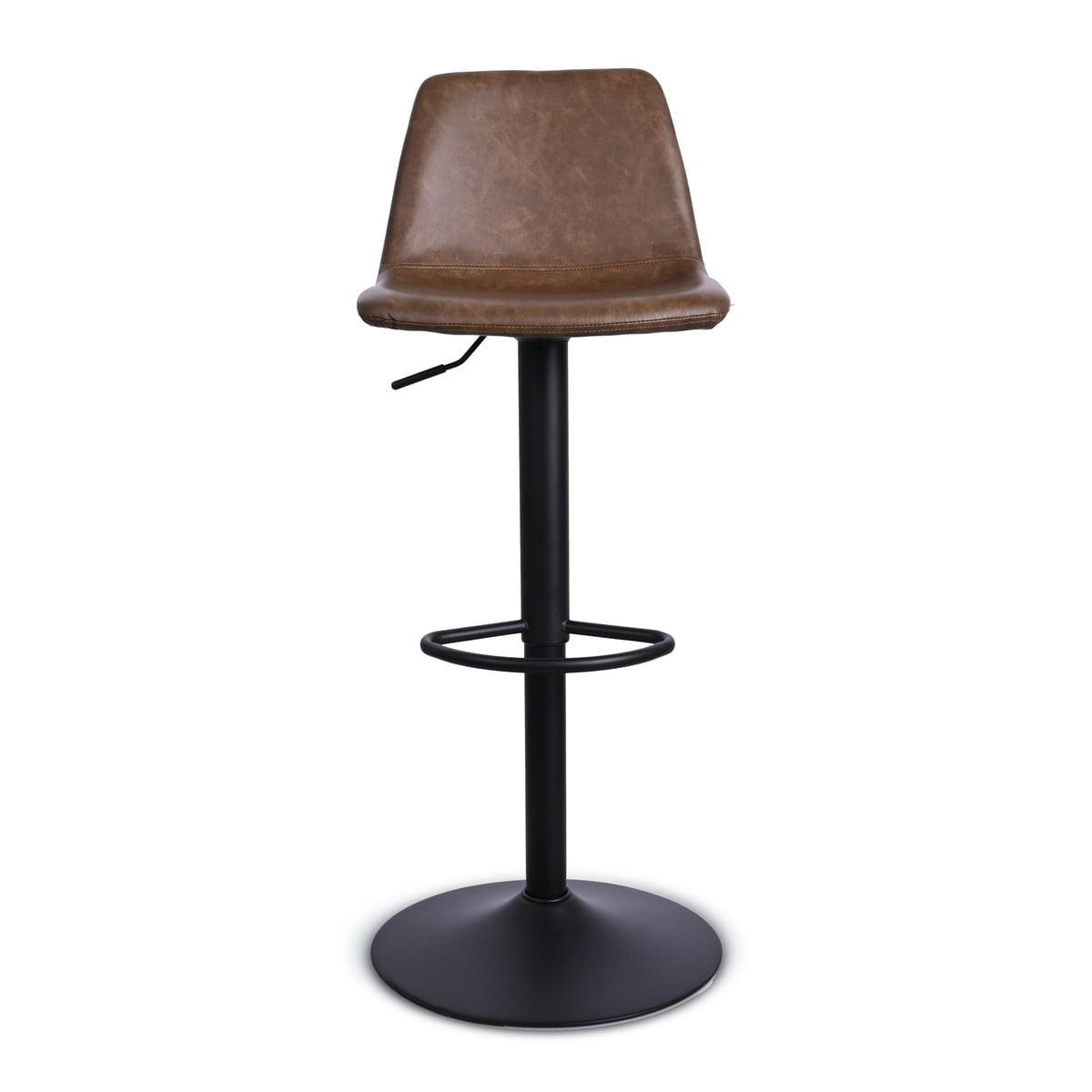 BARHOCKER (2er-set) aus polyurethan - tomy 46/41/85 cm - Braun, Textil (41/85/46cm) - Calicosy