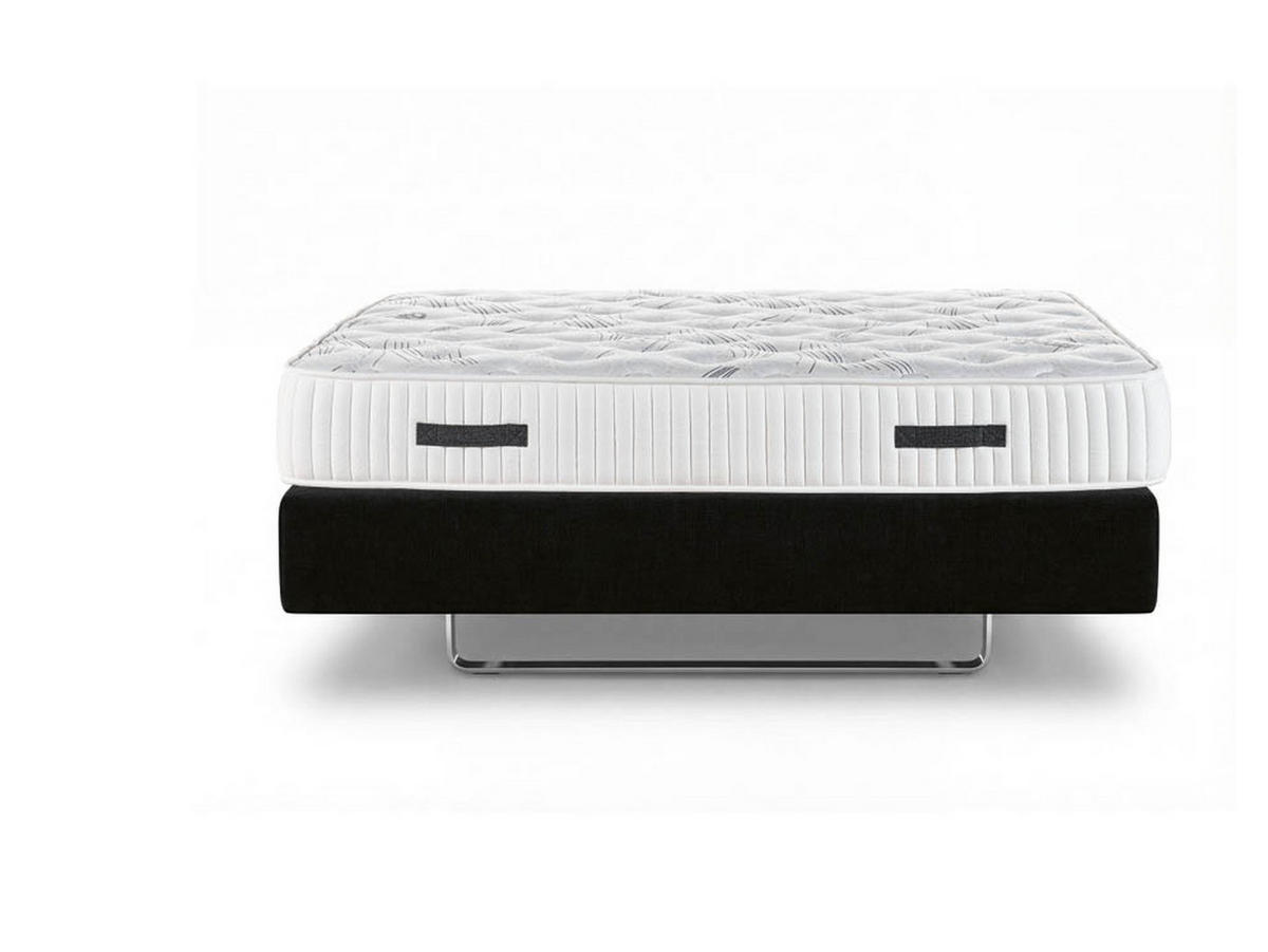 POLSTERBETTSET Empires 150x200 Anthrazit - Anthrazit, Metall (150/200cm) - Villa Möbel