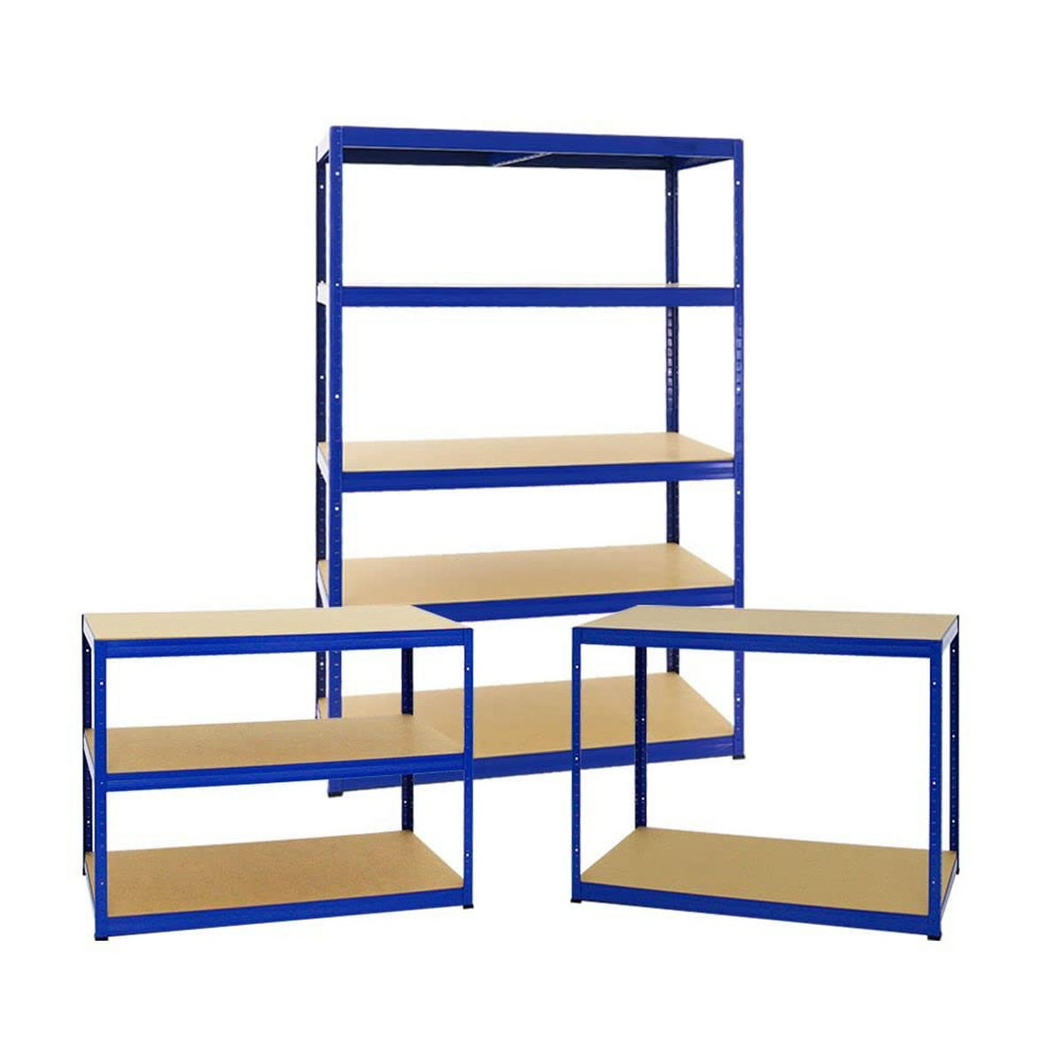SCHWERLASTREGAL Big Elephant M 2er-Set mit 2x 180x120x60 cm Fachlast 250 kg Blau - Blau, Metall (240/180/60cm) - PROREGAL