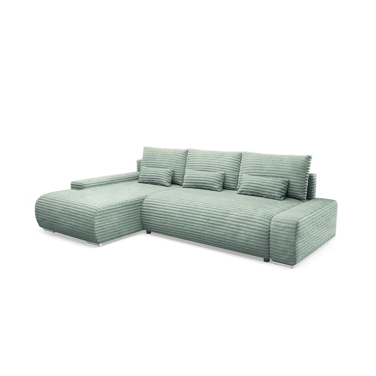 Petits-meubles Ecksofa Grün 265x172 cm