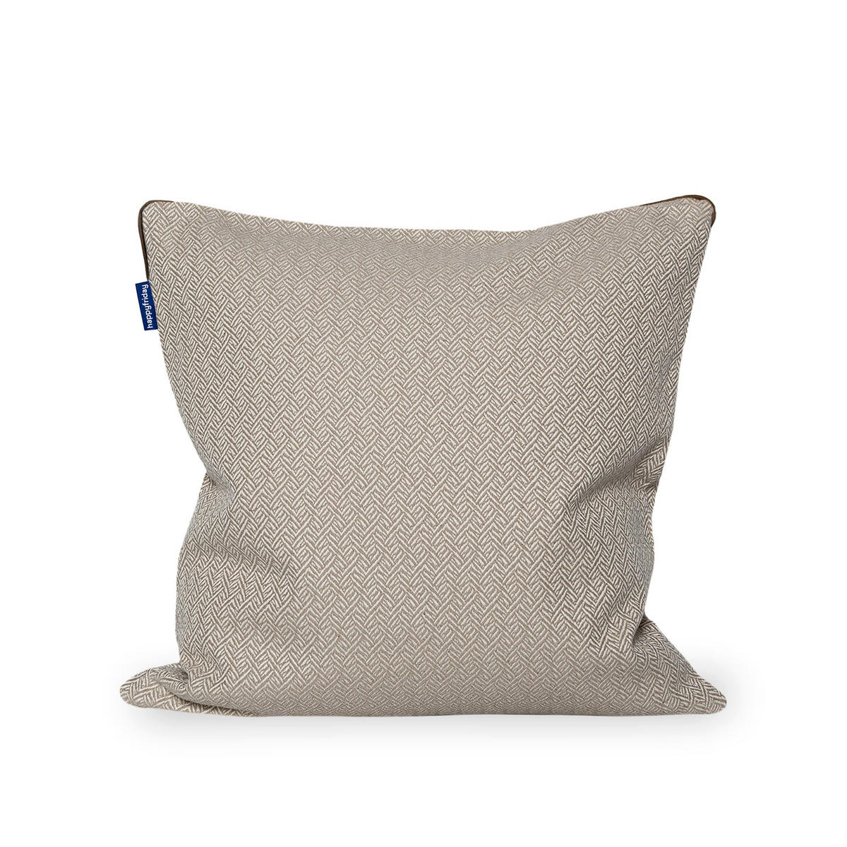 KISSENBEZUG dekorativ herringbone 50x50 cm beige - Beige, Textil (50/50cm) - Happy Friday