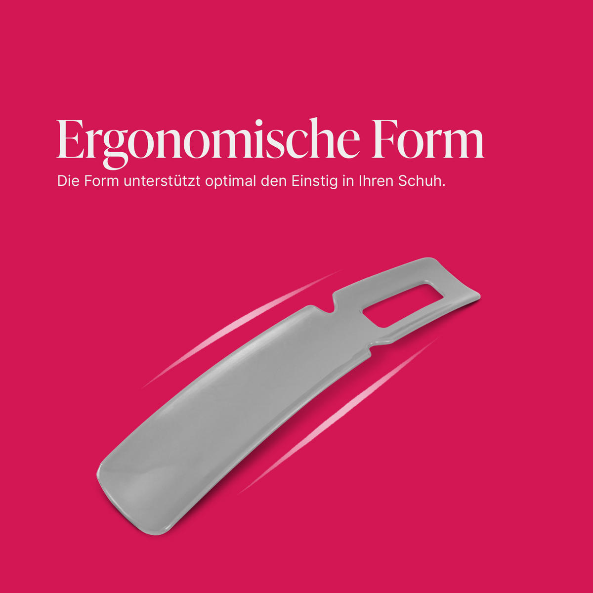 SCHUHLÖFFEL Kunststoff Grau 16,5 cm - Grau, Kunststoff (4/1/16.5cm) - ProHome