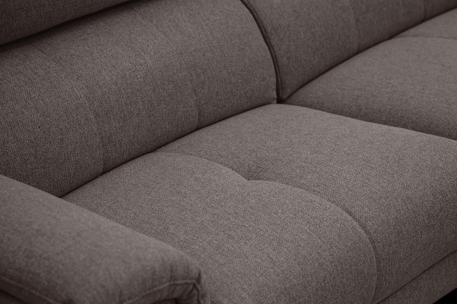 Thumbnail - Courtois Laville Relaxsofa, Braun, Textil, Rechteckig, 212x82x103 cm, Wohnzimmer, Sofas & Couches, Sofas, Heimkino Sofas