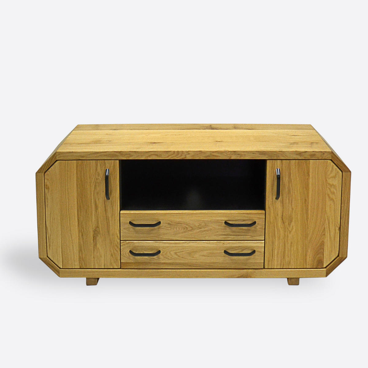 TV-SCHRANK aus Eichenholz mit Schubladen OMNIS II - Eichefarben, Holz (145/65/40cm) - Rawood Furniture