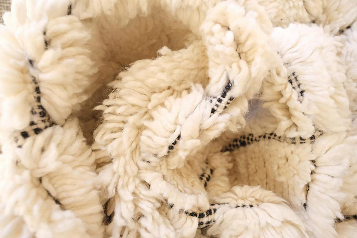 BERBERTEPPICH aus reiner Wolle beige - Beige, Naturmaterialien (144/255cm) - AFK Living