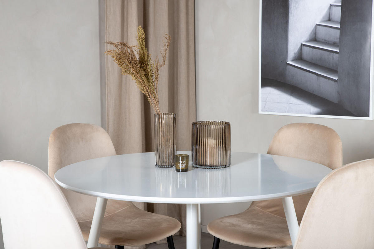 TISCHGRUPPE Beige - Beige, Holzwerkstoff (100/75/100cm) - ebuy24