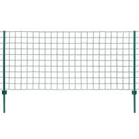METALLZAUN Stahl 20/1,2 M Grün - Grün, Metall (3/120cm) - vidaXL