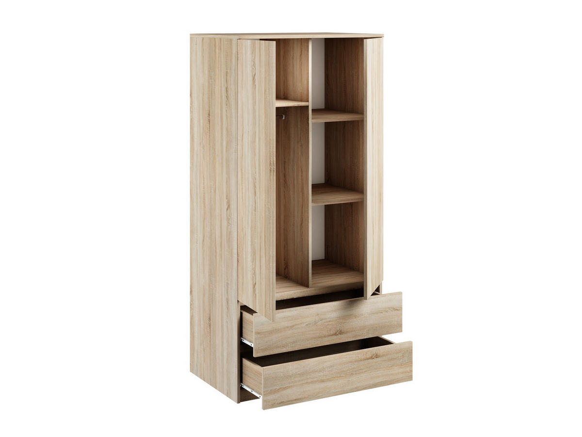 KLEIDERSCHRANK sz07 sonoma - Sonoma Eiche, Holzwerkstoff (86/180/57cm) - roe furniture