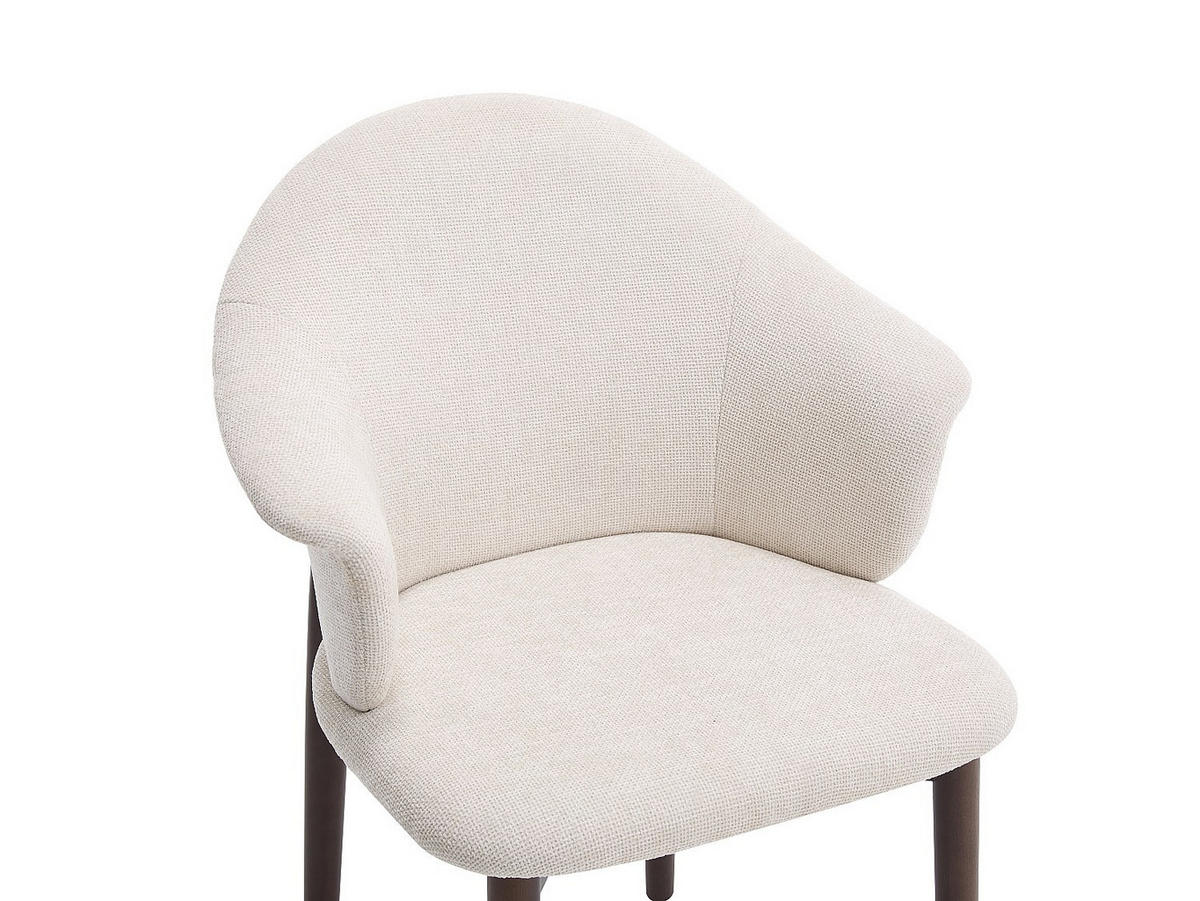STUHL - 53 cm x 60 cm - holz - cremefarben Lumely - Creme, Holz/Holzwerkstoff (53/82/60cm) - Vente-Unique