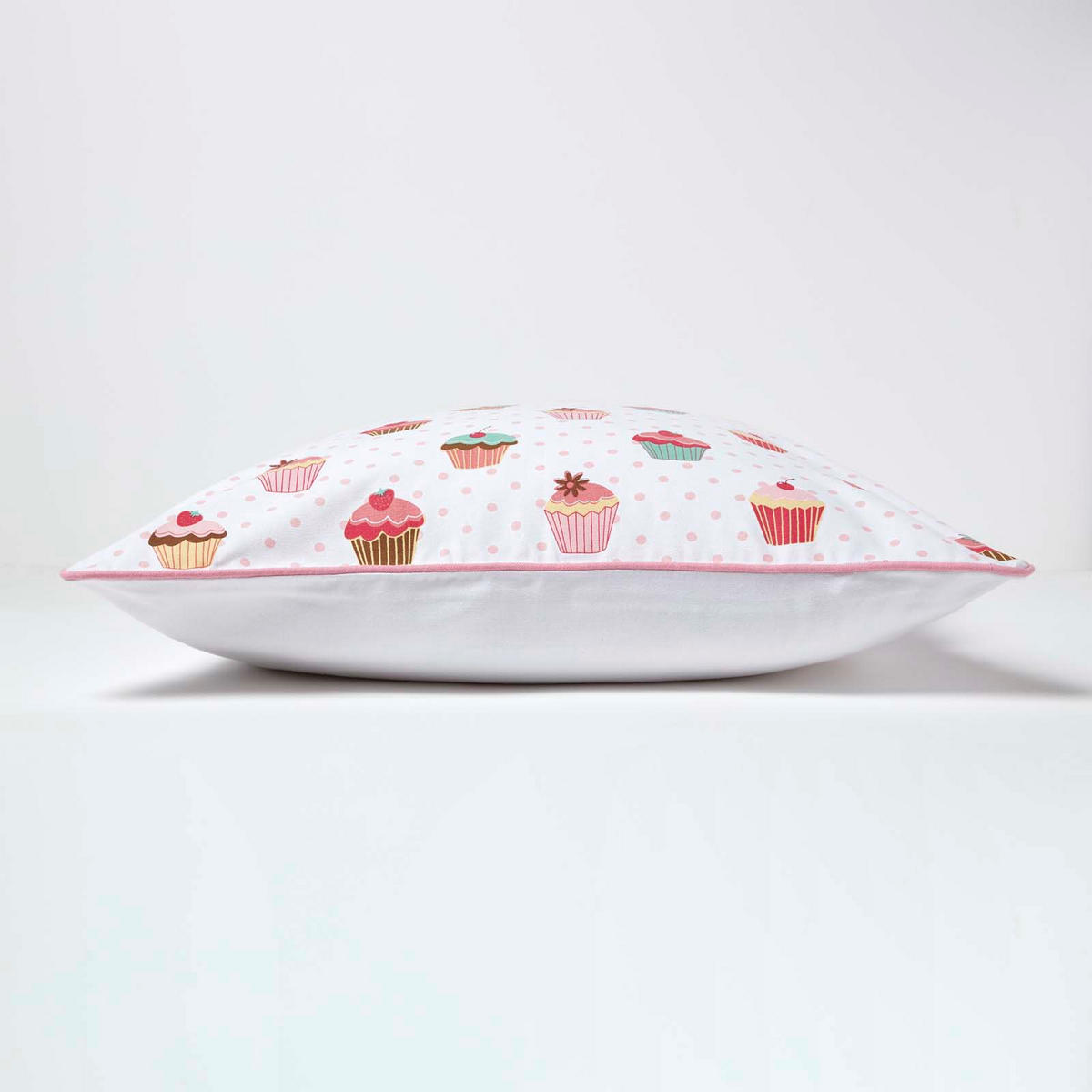 KISSENHÜLLE Cupcakes 60/60 cm - Multicolor, Textil (60/60cm) - Homescapes