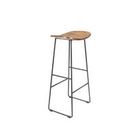 BARHOCKER Tangle 80 cm Naturel - Braun, Holz (40/80/30cm) - Housecraft Living