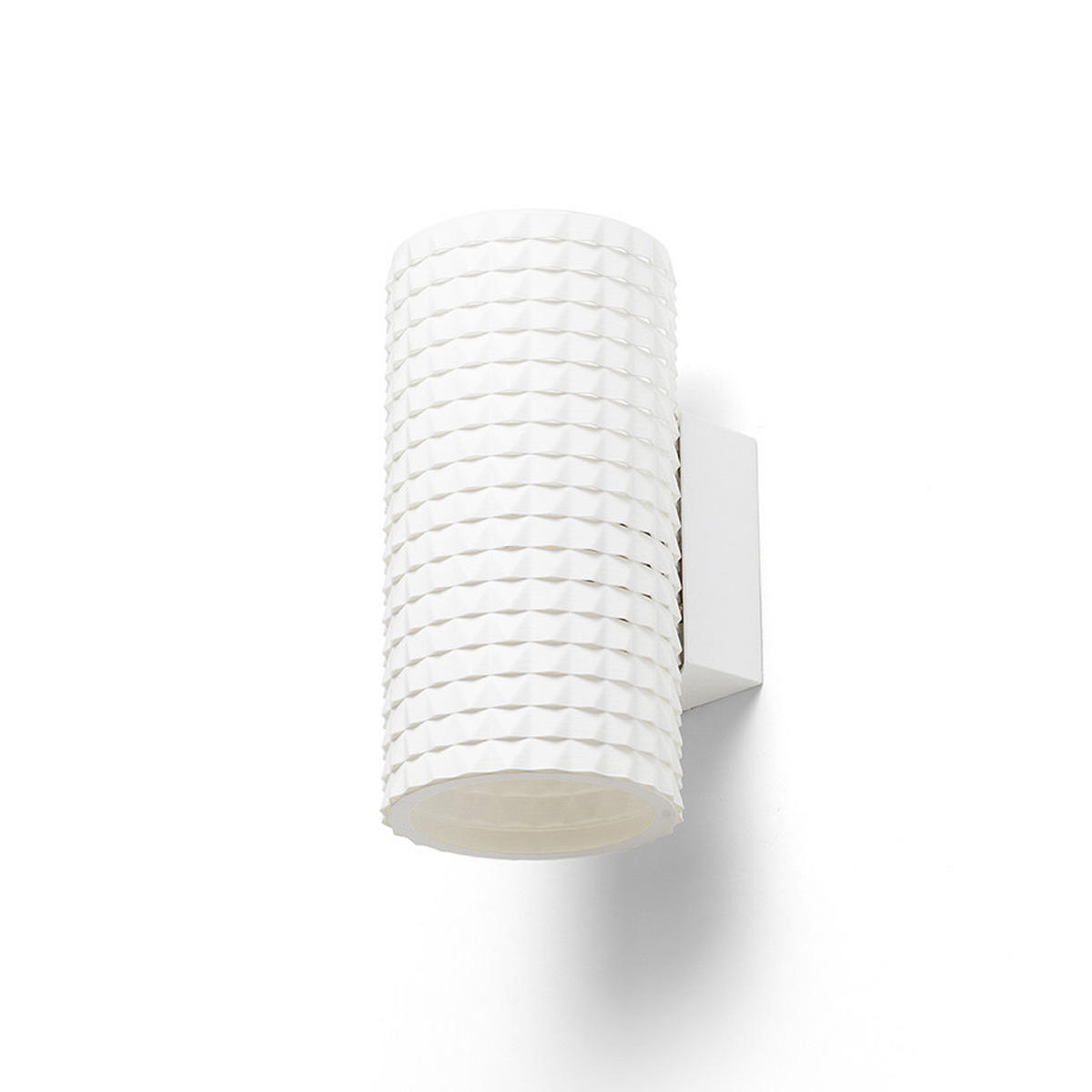 WANDLEUCHTE GLANS RB2 165 Weiß Eco PLA 5 W - Weiß, Kunststoff (85/165/10cm) - Rendl