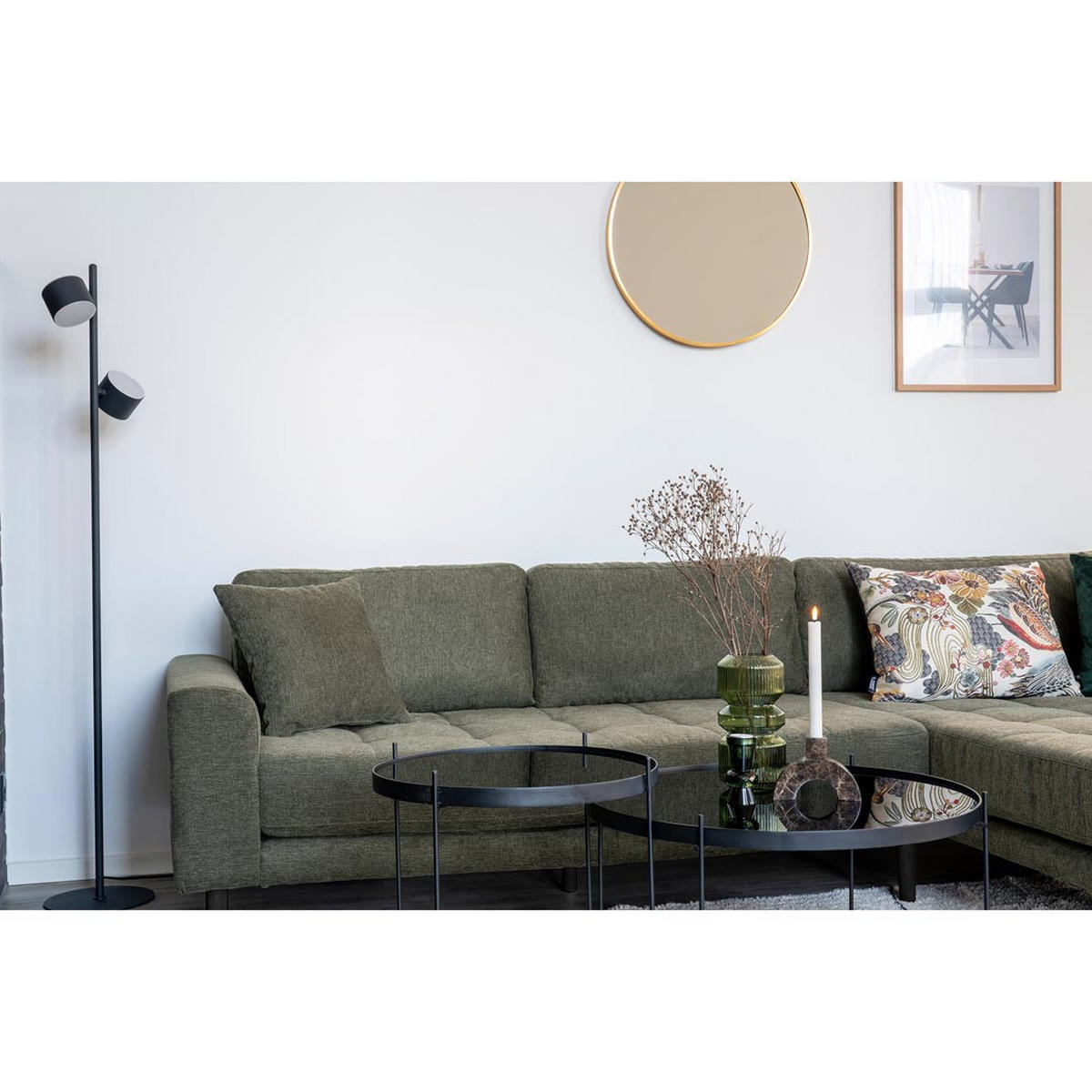 ECKSOFA grün - Grün, Textil (290/170cm) - ebuy24
