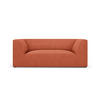 SOFA Ruby aus strukturiertem Stoff koralle 2 Sitzplätze - Koralle, Textil (174/69/93cm) - Micadoni
