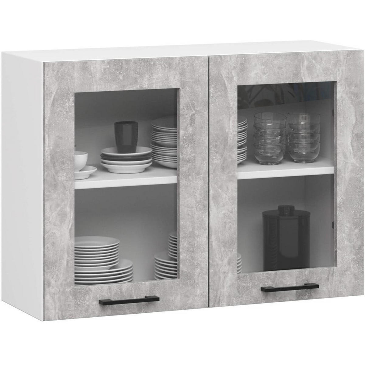 KUCHYŇSKÝ BLOK Bílá, Beton 203/300/46 - bílá, kompozitní dřevo (300/203/46cm) - RAUMHIRSCH FURNITURE