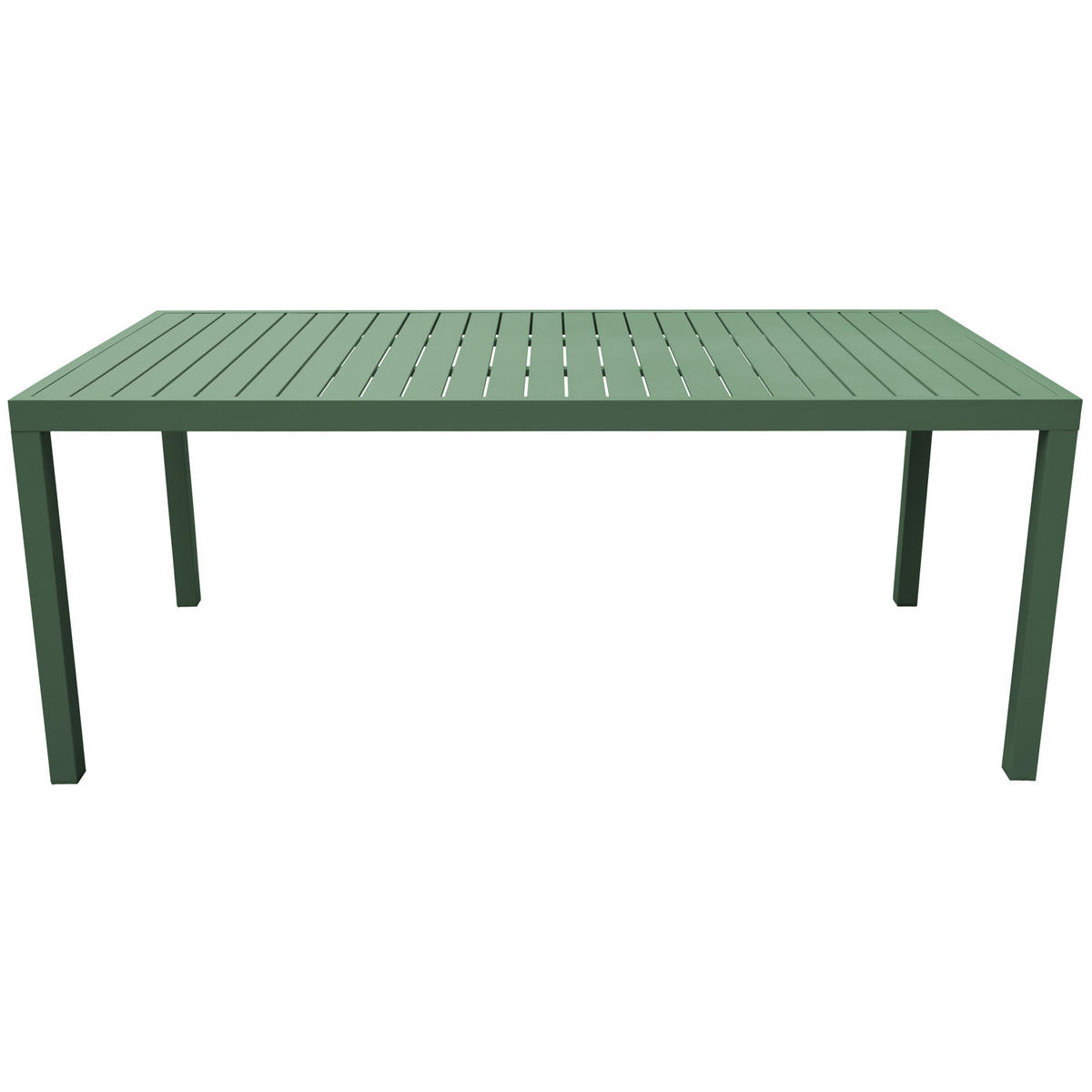 GARTENMÖBEL Bari Salbeigrün 8 Plätze - Grün, Metall - Happy Garden