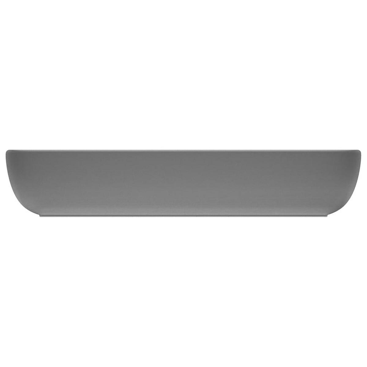 WASCHBECKEN Langley 71/38/13.5 cm - Dunkelgrau, Keramik (71/13.5/38cm) - Nettlife