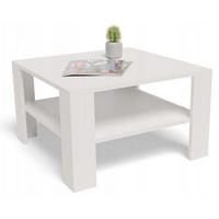 COUCHTISCH NIEDRIG EX3 Weiß 68/68/41 cm - Weiß, Holzwerkstoff (68/68/41cm) - Matkam Möbel