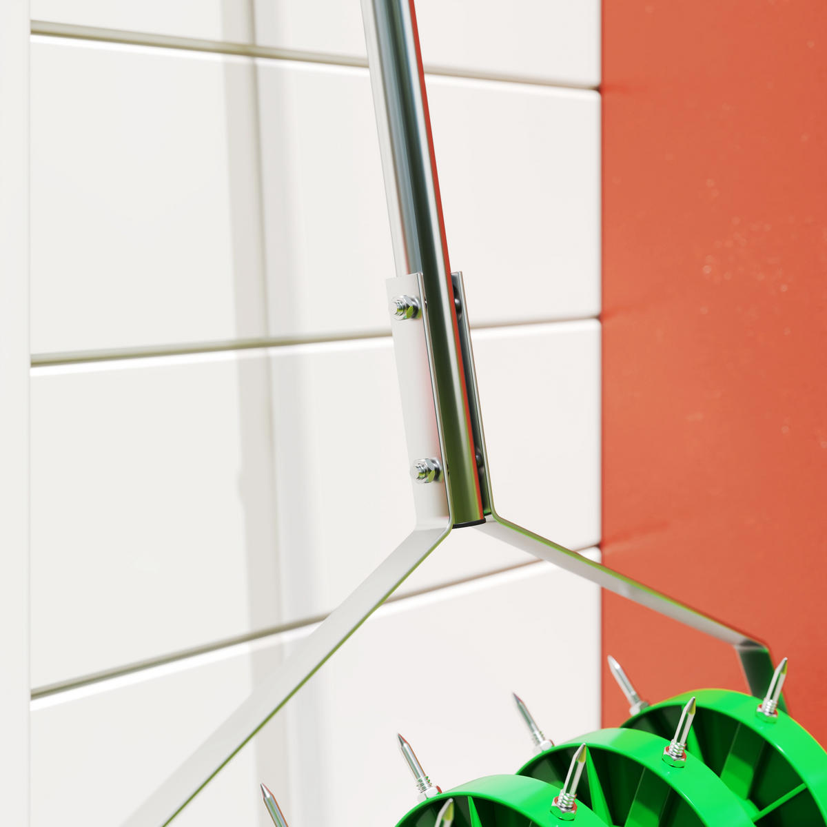 RASENLÜFTER AERIFIZIERER DE-10045 Dunkelgrün - Grün, Metall (21/140/45cm) - ComfortXL