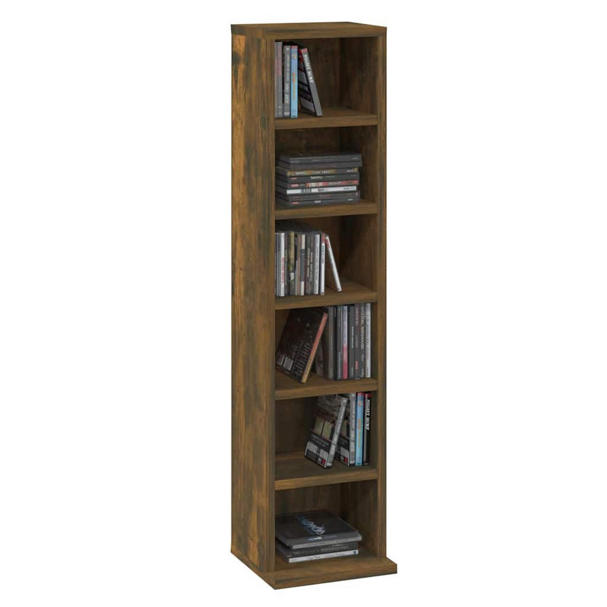 CD-REGAL Räuchereiche 21/20/88 Cm Holzwerkstoff - Braun, Holzwerkstoff (20/88/21cm) - vidaXL