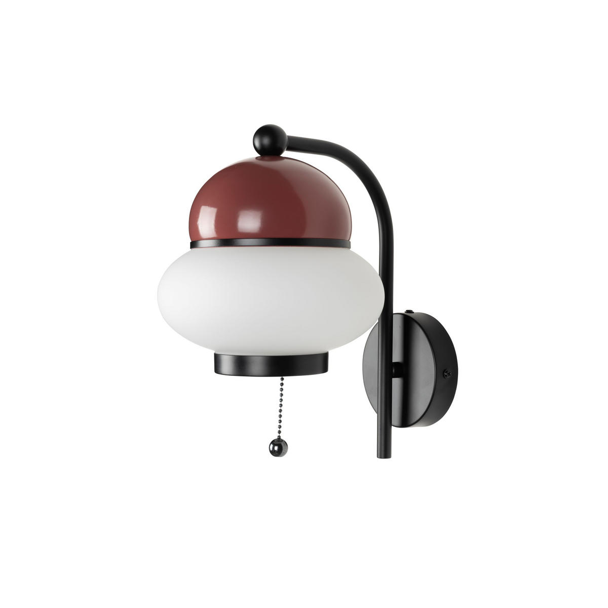 WANDLEUCHTE Bumble Rot - Rot, Metall (18/28/28cm) - Zuiver
