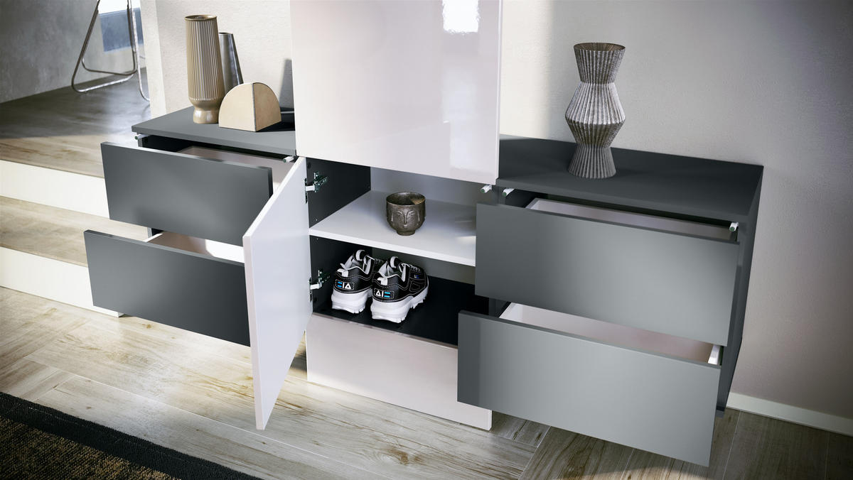 GARDEROBE Carlton Paneel in Bronze Optik - Bronzefarben, Holzwerkstoff (157/193/35cm) - Vladon