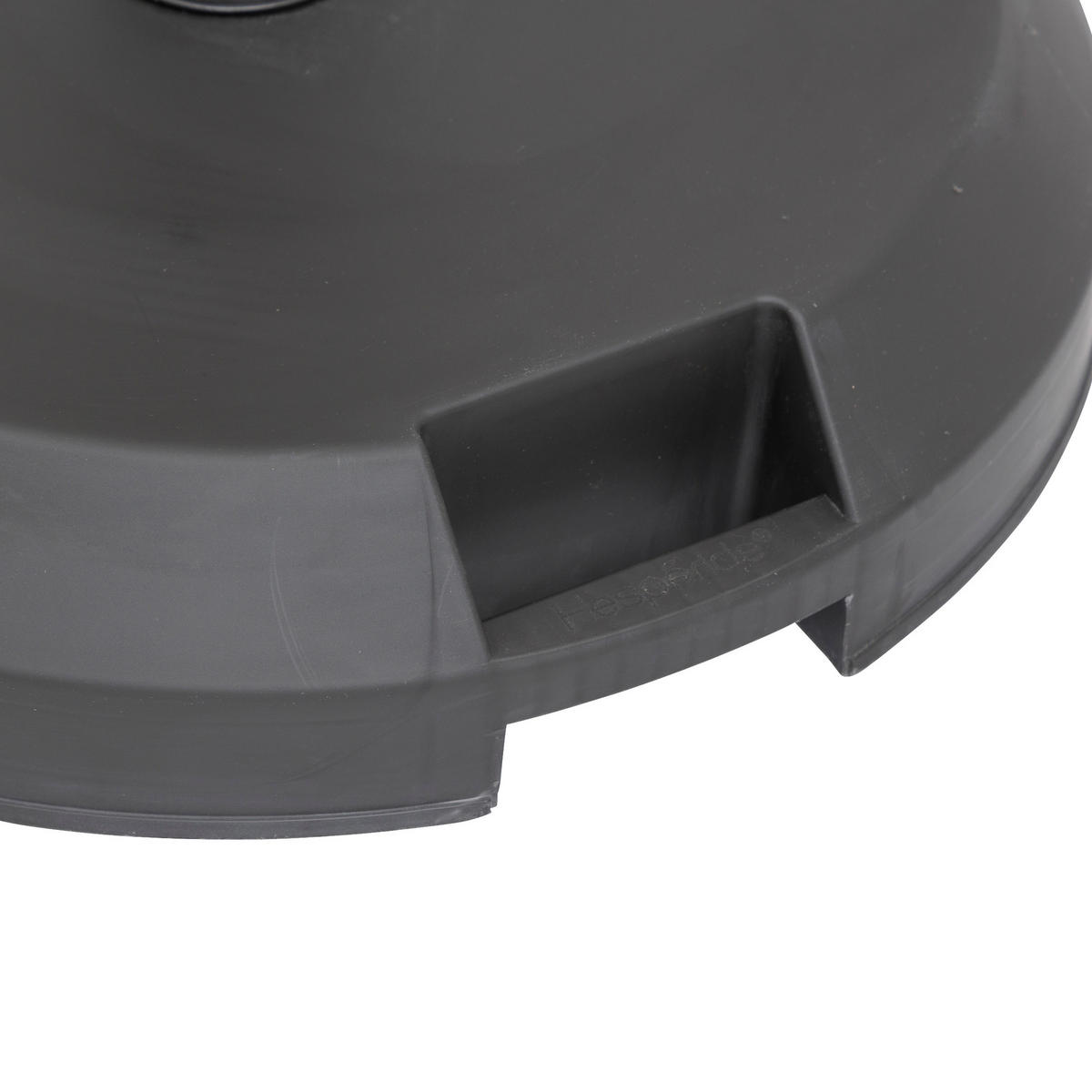 SONNENSCHIRMSTÄNDER Beton 29 kg - Schwarz, Kunststoff (47/47cm)
