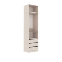GARDEROBENSCHRANK OFFEN TRES 04C cashmere 380/206/51 cm - Kaschmir, Holzwerkstoff (60/206/51cm) - Marmex Möbel