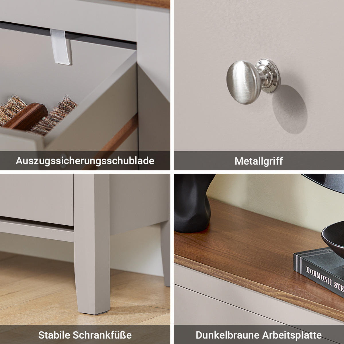 SCHUHSCHRANK Schmal, 80x25x108cm, Hellbraun - Hellbraun, Holzwerkstoff (80/108/25cm) - SoBuy