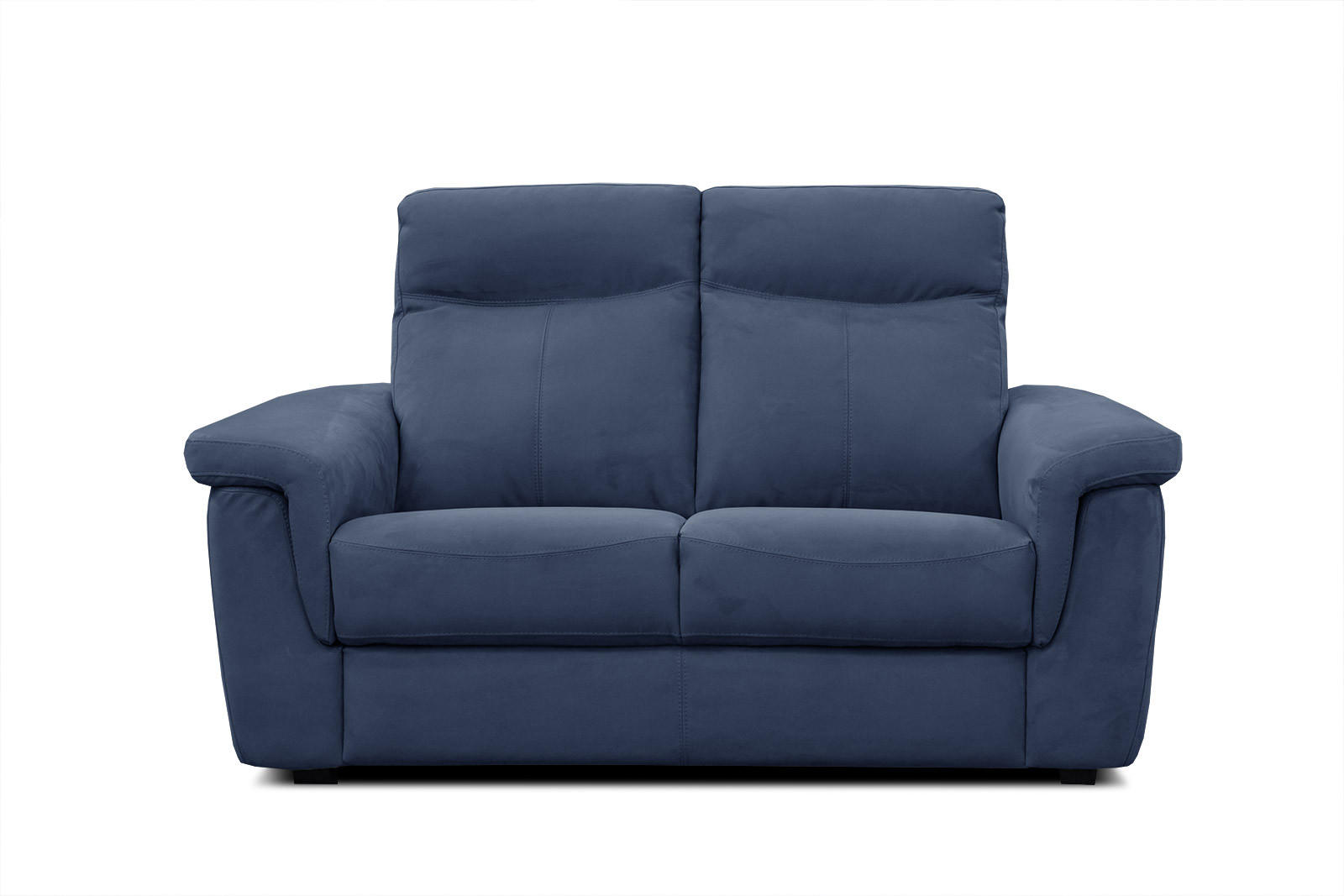 SOFA JONES 2-Sitzer, dunkelblau - Dunkelblau, Holzwerkstoff/Textil (166/102/99cm) - Courtois Laville