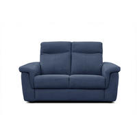 SOFA JONES 2-Sitzer, dunkelblau - Dunkelblau, Holzwerkstoff/Textil (166/102/99cm) - Courtois Laville