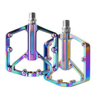 FAHRRADPEDALE 9/16 Zoll Aluminiumlegierung bunt 2-teiliges Set - Multicolor, Metall (13/1.5/23cm)