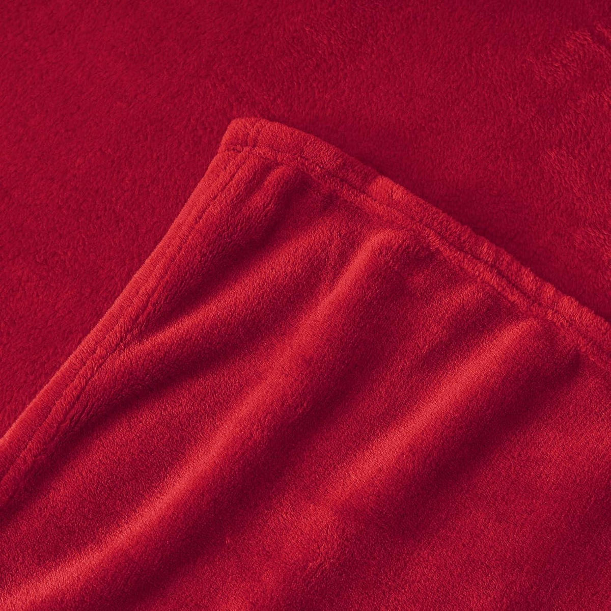 KUSCHELDECKE Rot 220 x 240 cm - Rot, Textil (220/240cm)