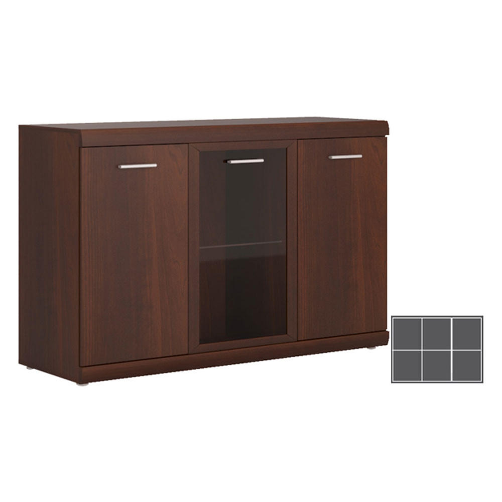 SIDEBOARD Imperial Nussbaum imperial 140 / 45 / 89,5cm - Nussbaumfarben/Braun, Holz/Holzwerkstoff (140/90/45cm) - Feldmann-Wohnen