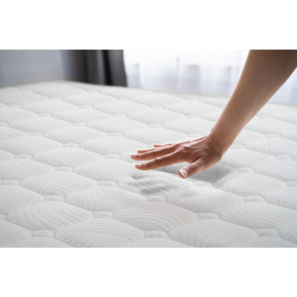 Thumbnail - Moonia Matratze, Beige, Textil, Rechteckig, 135x200 cm, Oeko-Tex®, Schlafzimmer, Matratzen Shop, Matratzen, Viscoschaumm...