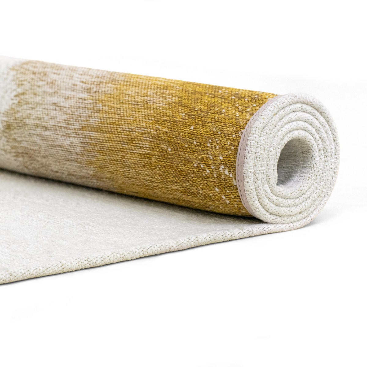 TEPPICH Gold Moss Meditation Drop 240/240 cm - Goldfarben, Kunststoff/Textil (240/240cm) - Louis De Poortere