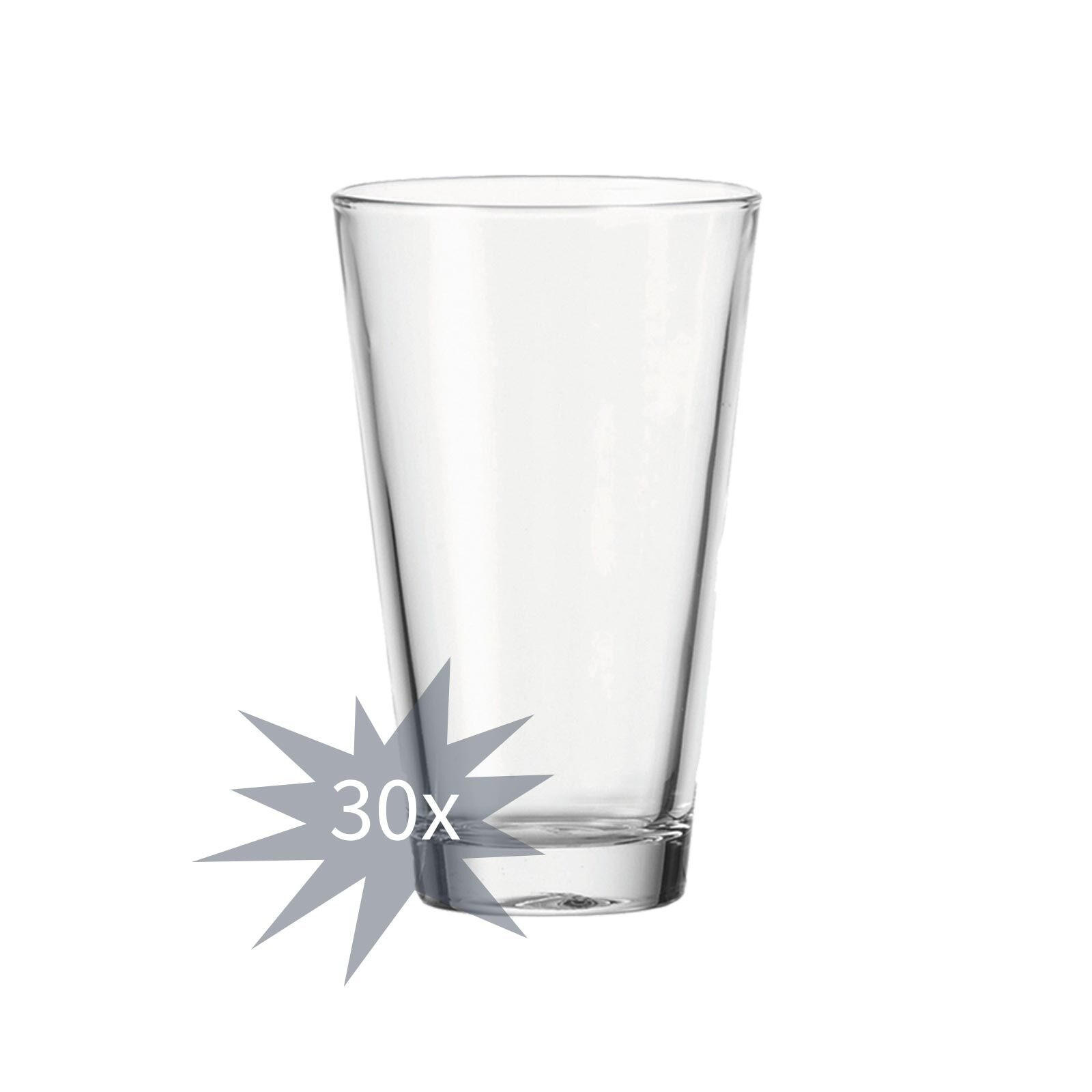 TRINKGLÄSER CIAO transparent 300 ml 30er Set - Transparent, Glas (0.3L) - Leonardo Living
