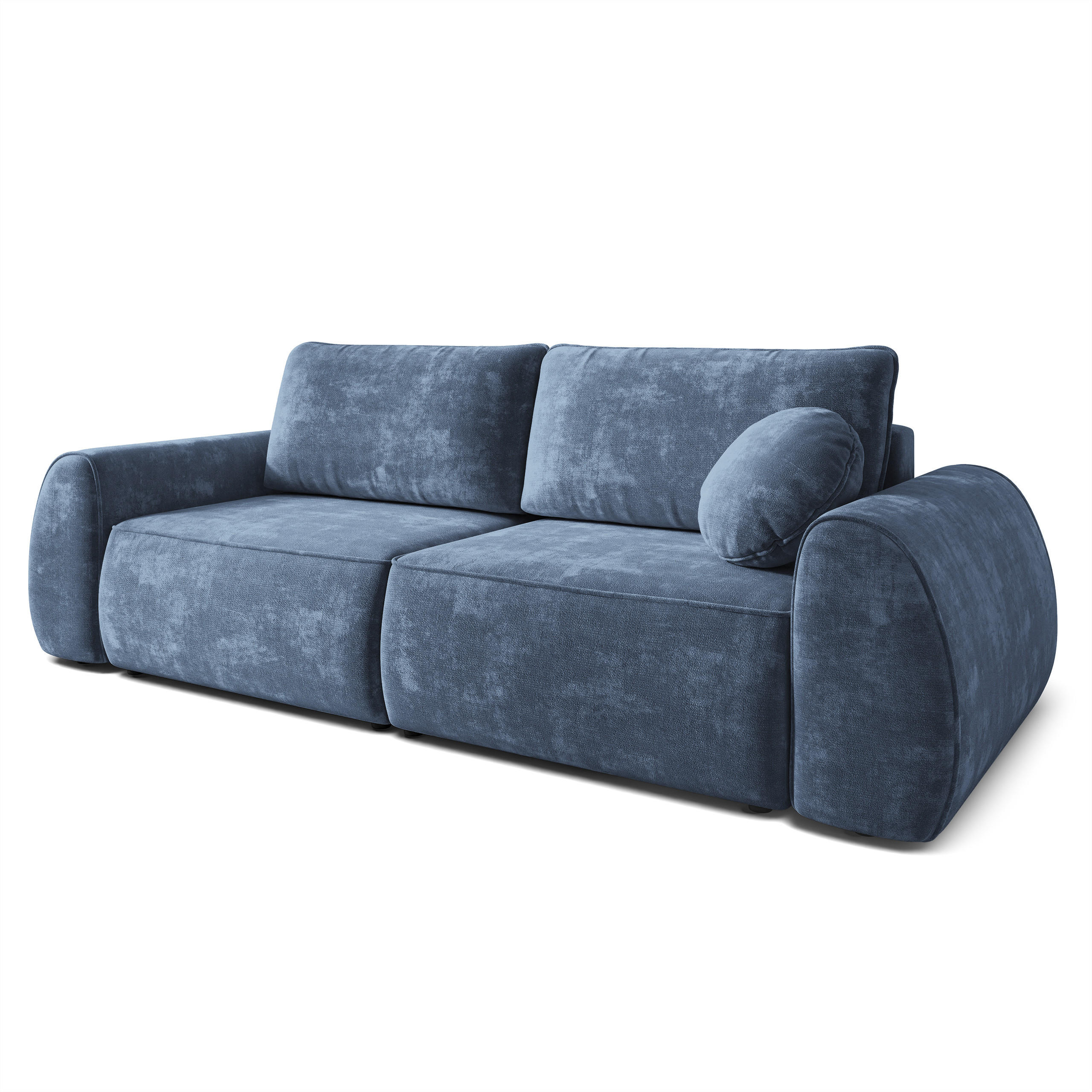 Masseno Bettsofa Blau 264x96x106 cm