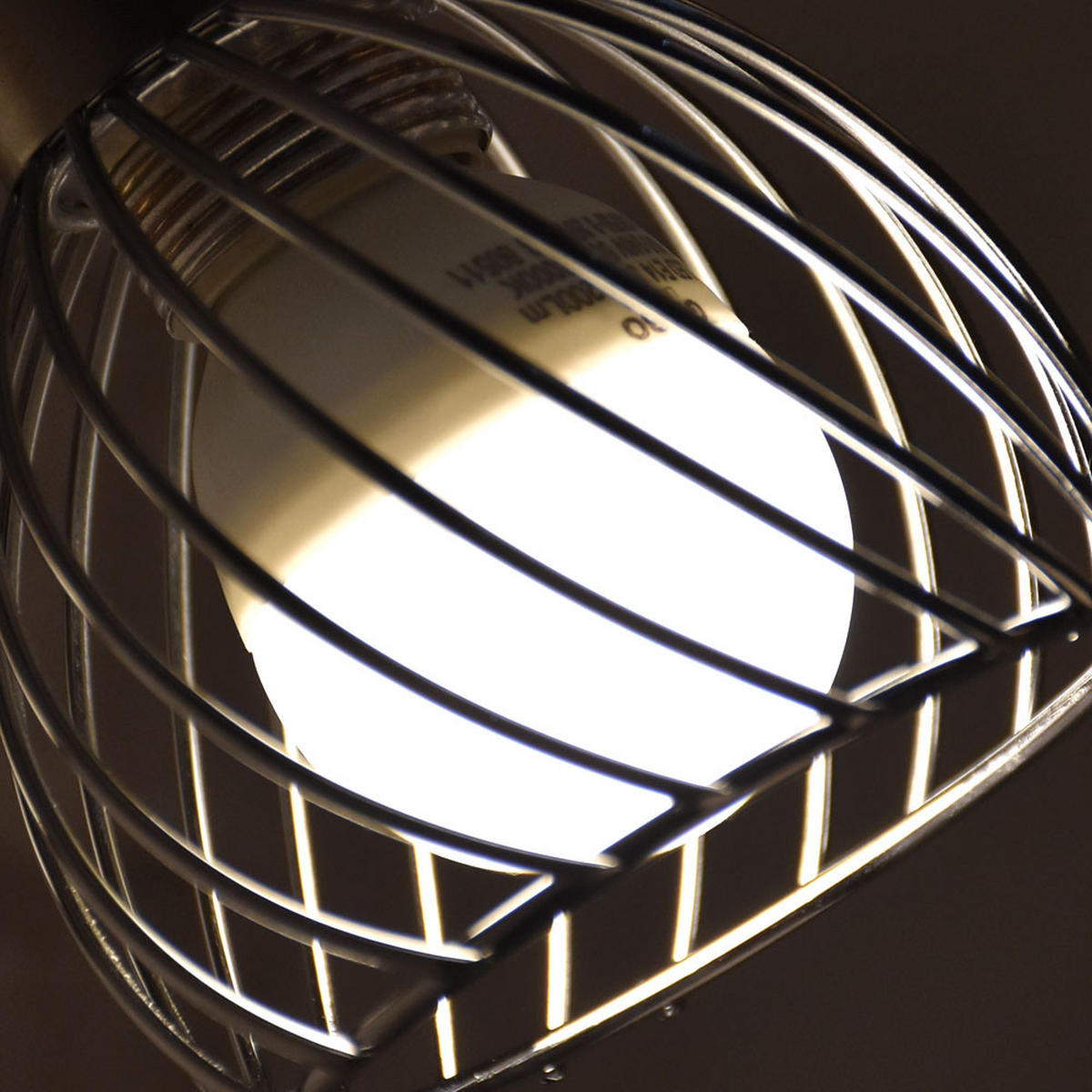 WANDLEUCHTE TEXAS Chrom Silber - Silberfarben, Metall (8/12/12cm) - Globo Lighting