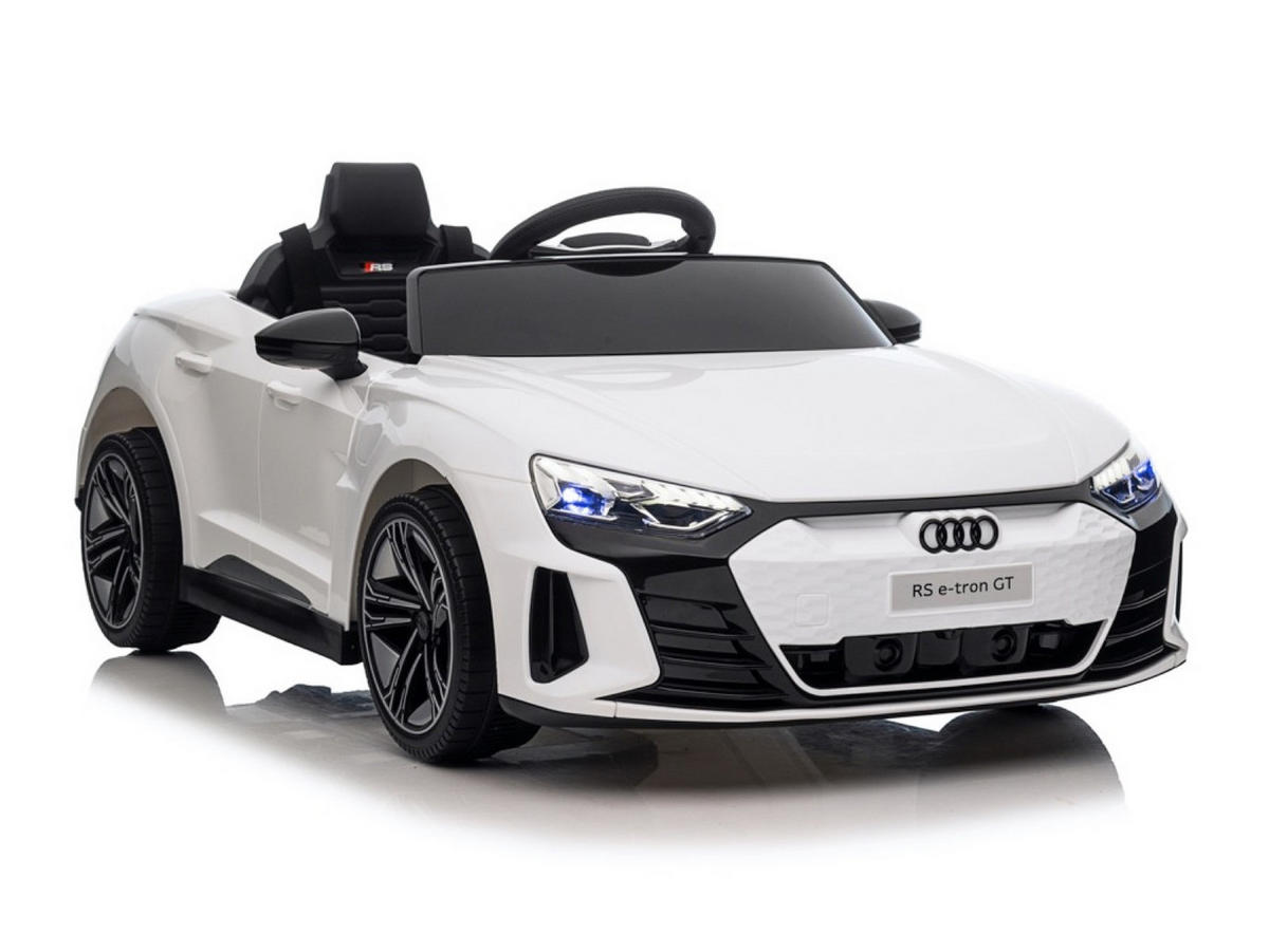 KINDER ELEKTROAUTO Audi RS e-tron GT Weiß - Weiß, Kunststoff (103/58/41cm) - TPFLiving