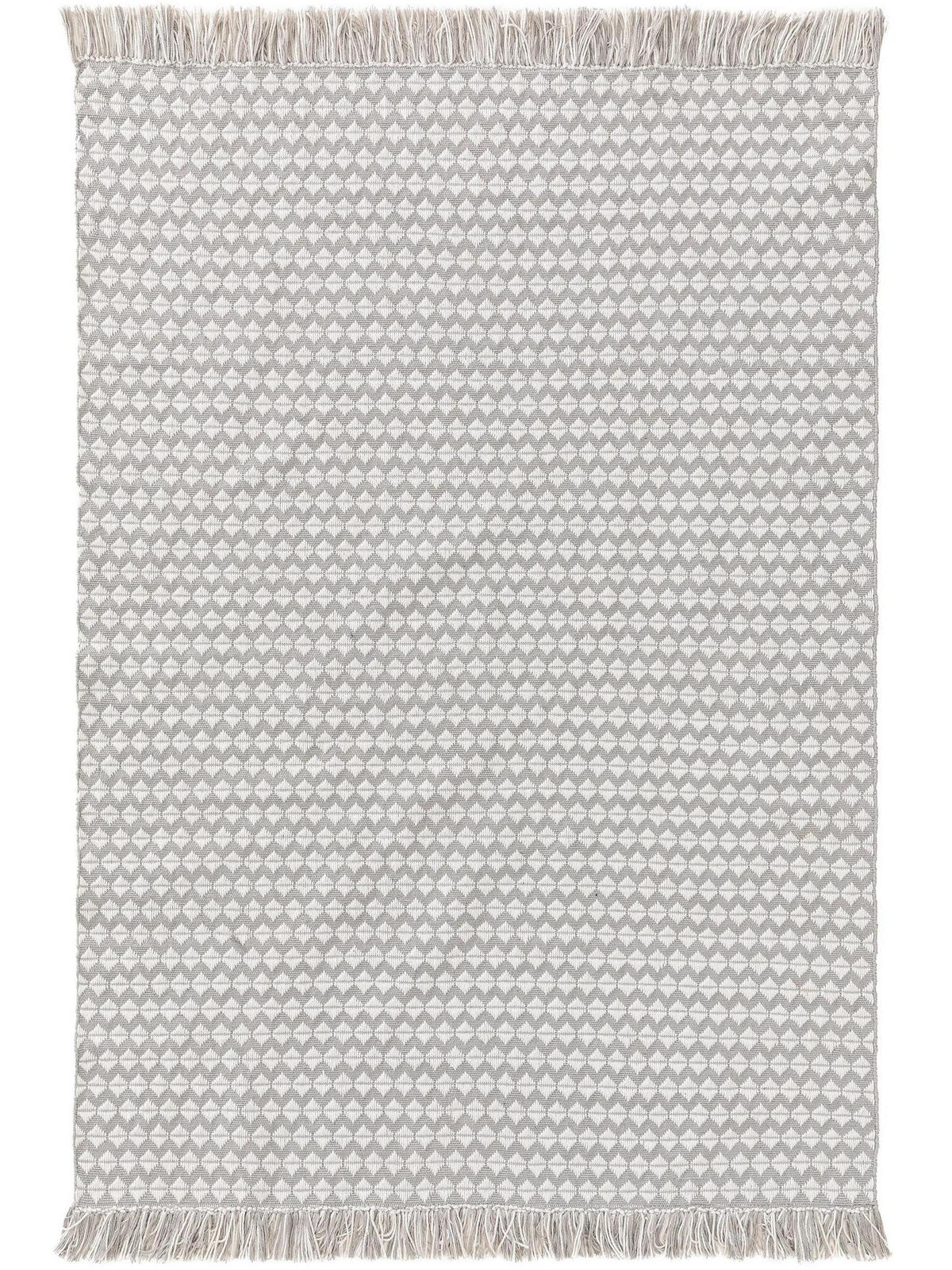 TEPPICH aus recyceltem Material Morty Grau 200x300 cm - Grau, Textil (200/300cm) - benuta Pure