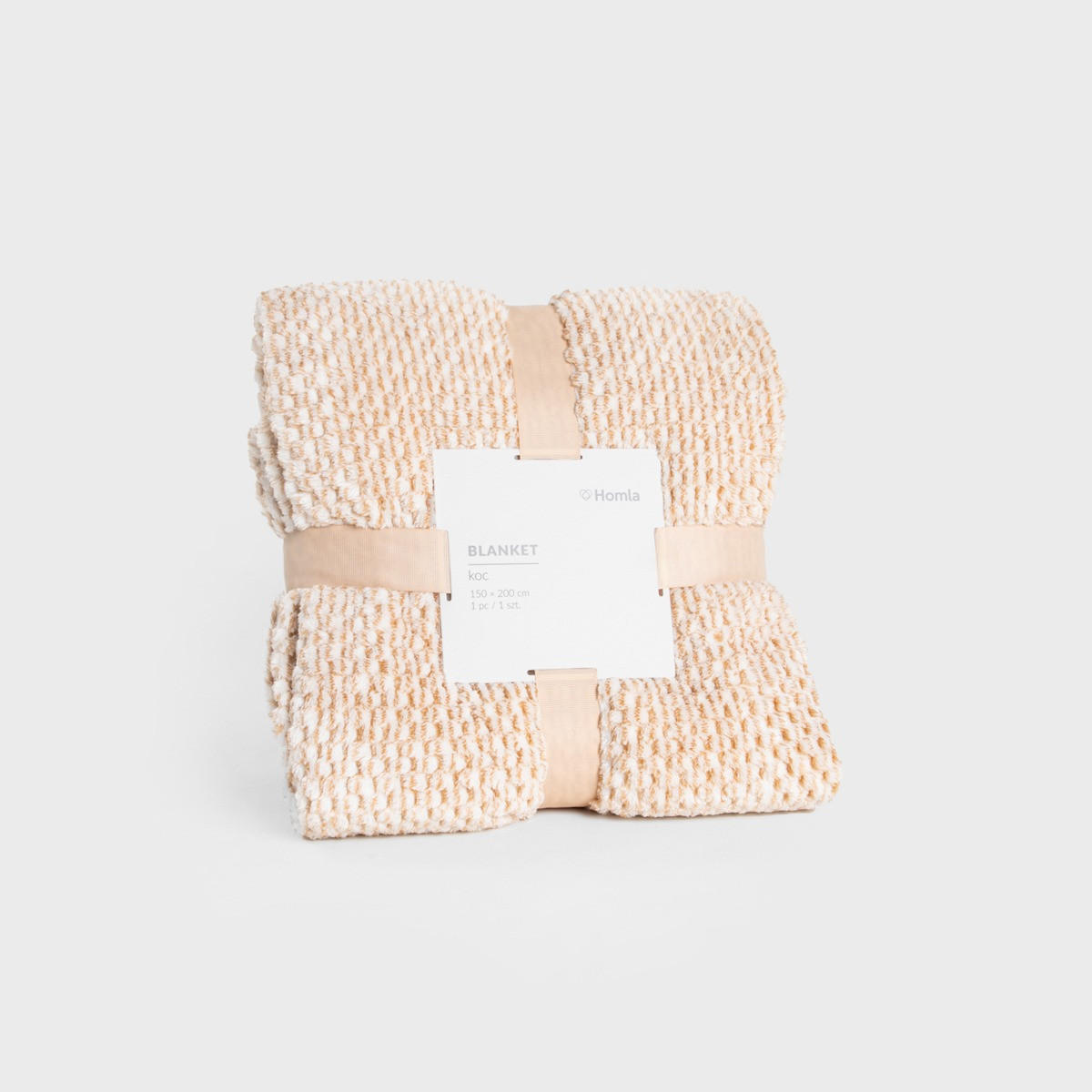 DECKE Galen beige 150/200 cm - Beige, Textil (150/200cm) - Homla