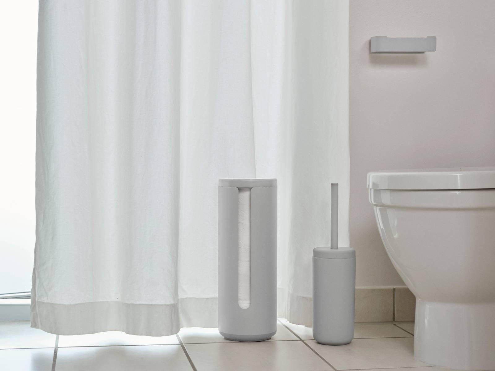 TOILETTENPAPIER-AUFBEWAHRUNG Ume grau - Grau, Metall (15/40/15cm) - Zone Denmark