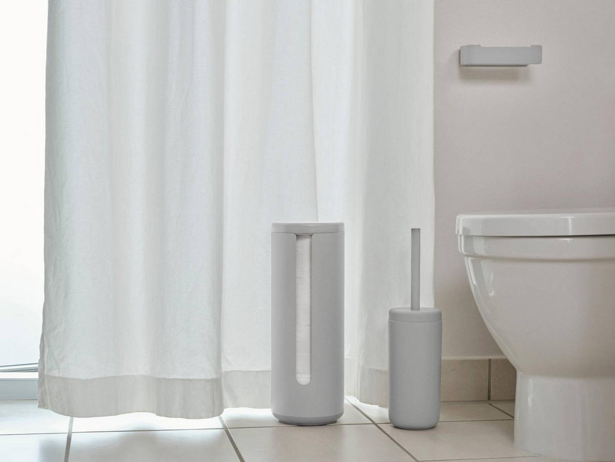 TOILETTENPAPIER-AUFBEWAHRUNG Ume grau - Grau, Metall (15/40/15cm) - Zone Denmark
