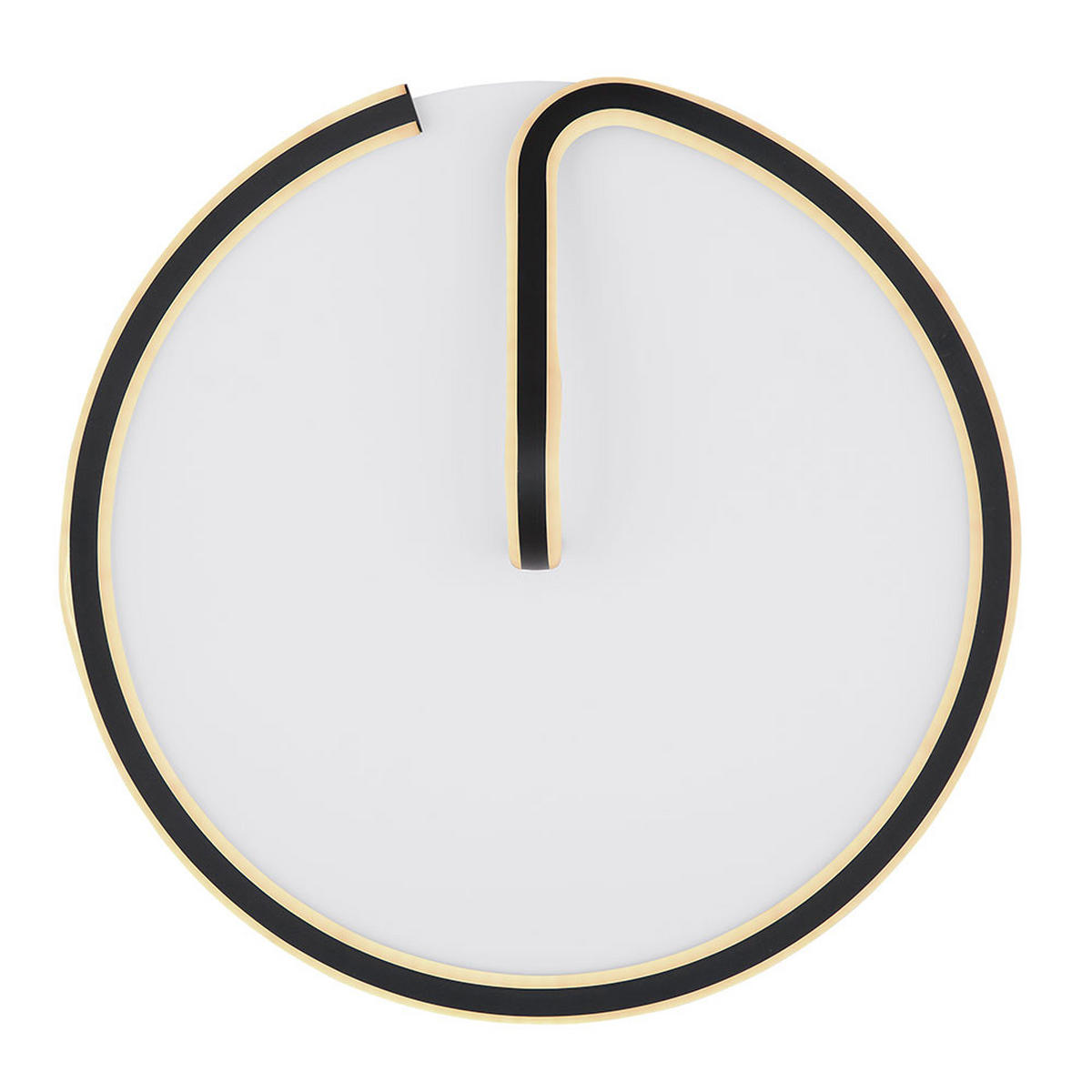 LED DECKENLEUCHTE Metall Weiß Opal - Weiß, Metall (51/51/15cm)