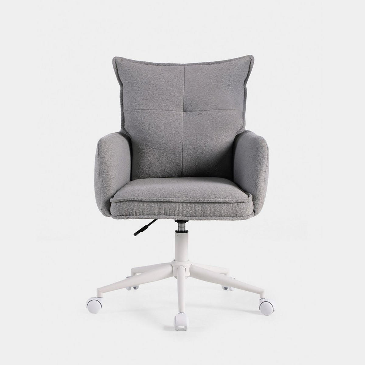 SCHREIBTISCHSTUHL Koen Grau 59 cm x 89-97 cm - Grau, Metall (59/89/63cm)